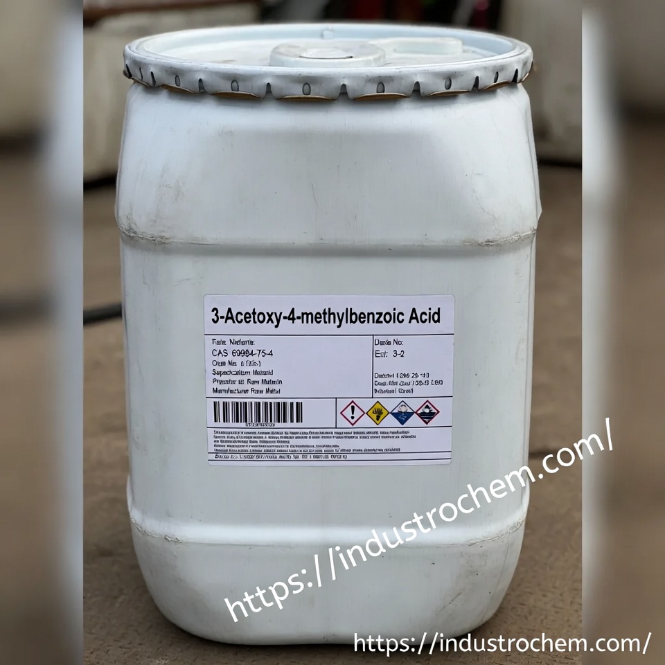 Ácido 3-acetoxi-4-metilbenzoico CAS 69984-75-4