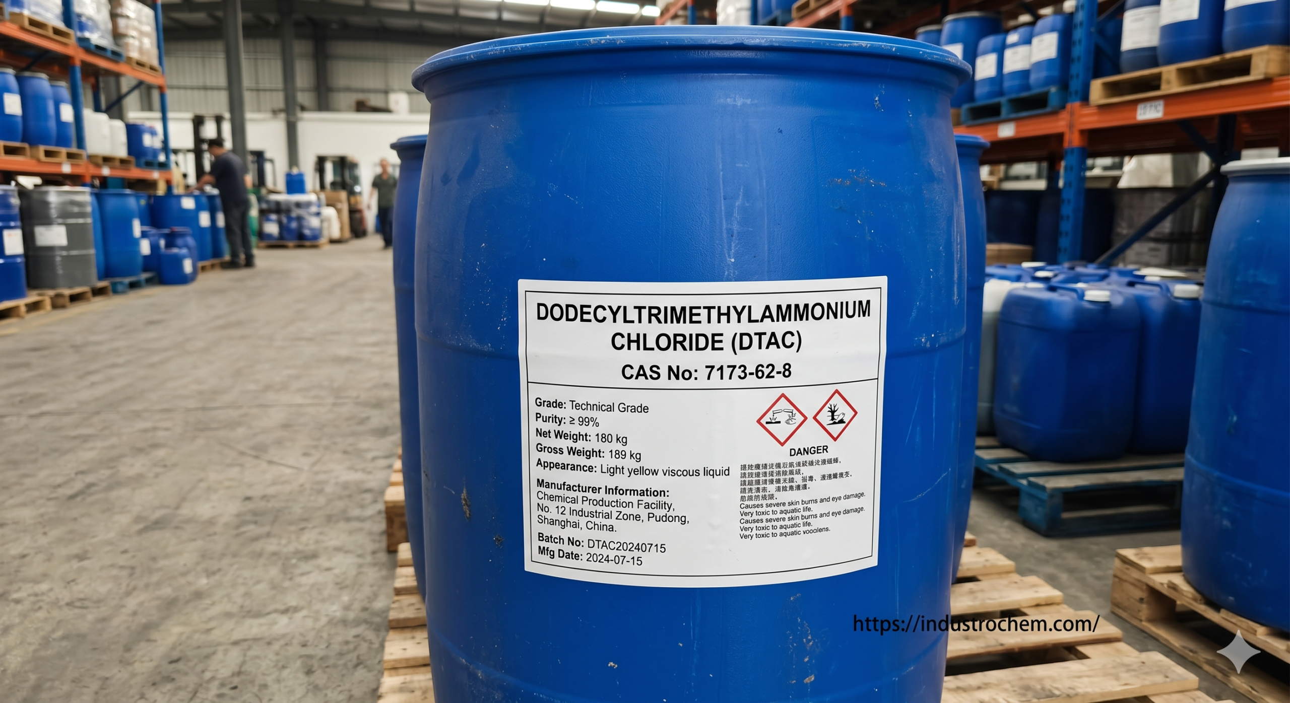 Chlorek dodecylotrimetyloamoniowy (DTAC) CAS 7173-62-8