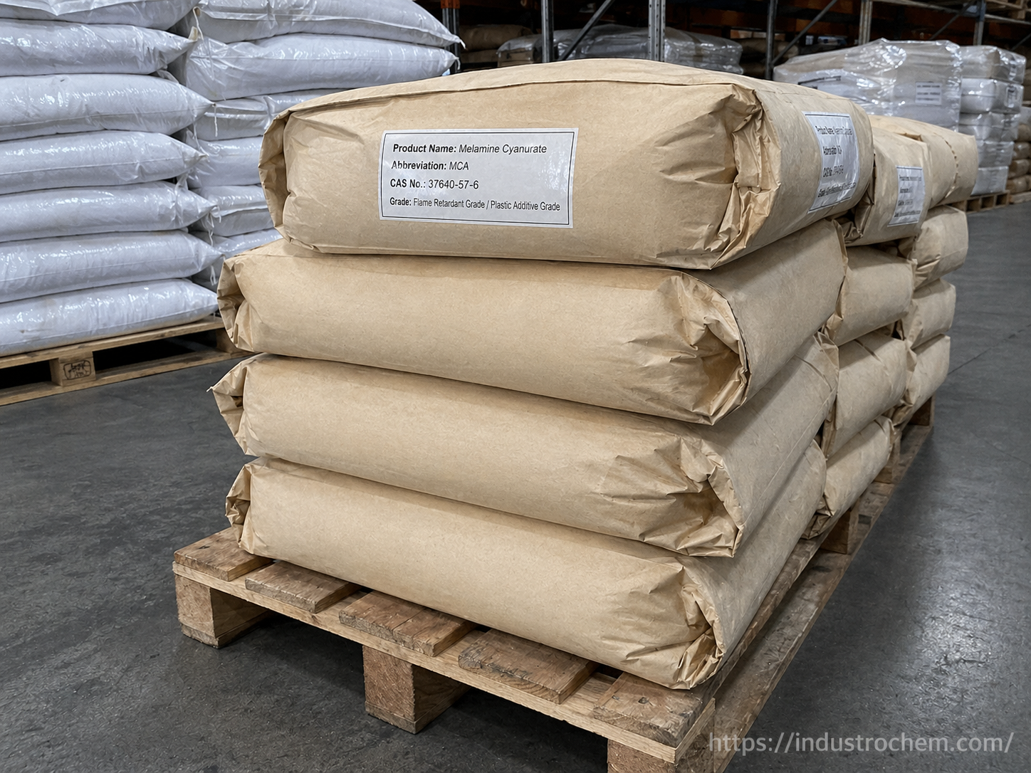 Melamine Cyanurate MCA CAS 37640-57-6