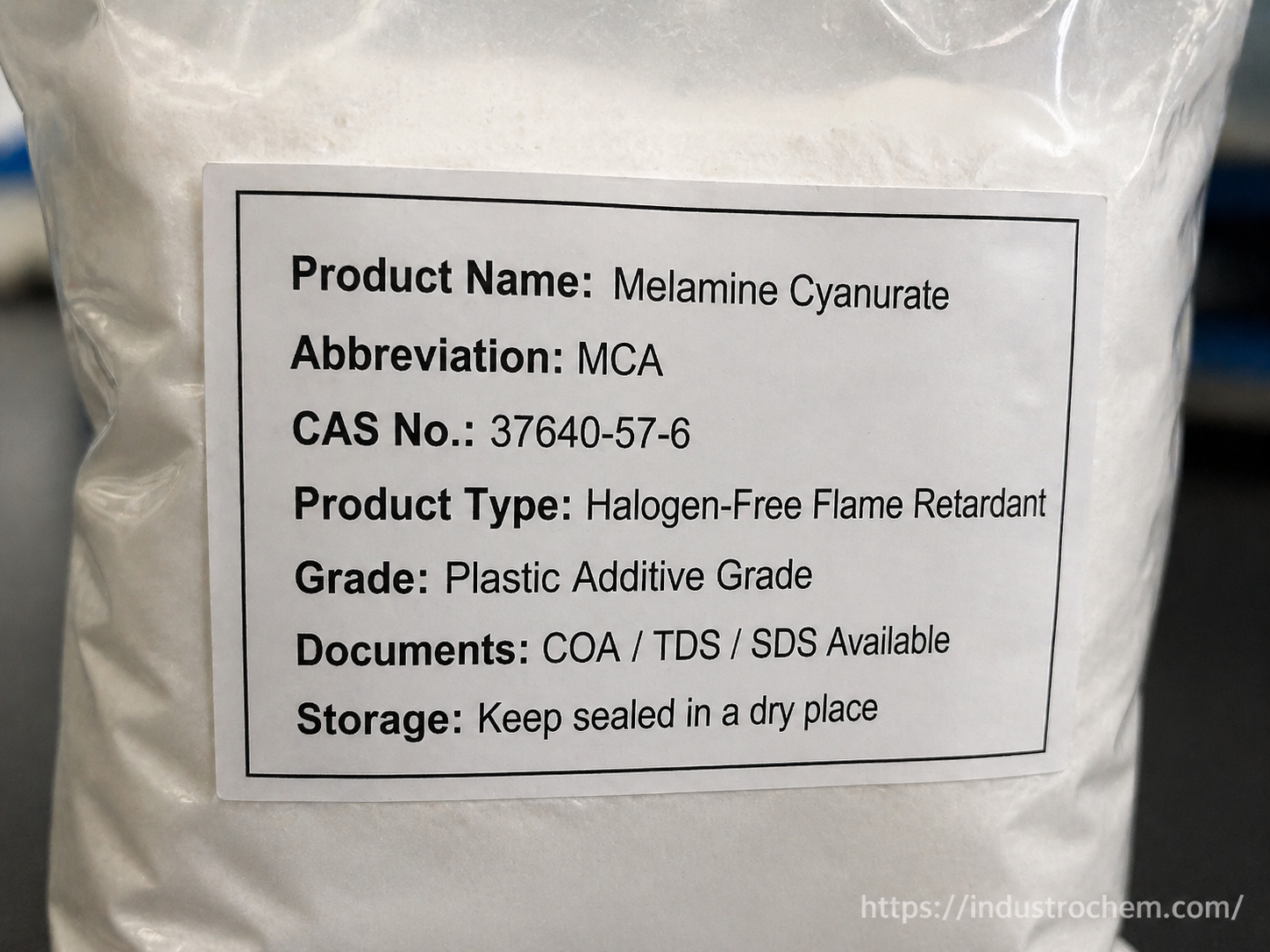 Melamine Cyanurate MCA CAS 37640-57-6-3 Melamine Cyanurate MCA CAS 37640-57-6