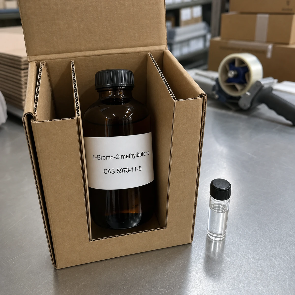 1-Bromo-2-methylbutane product packaging 1-Bromo-2-methylbutane CAS 5973-11-5