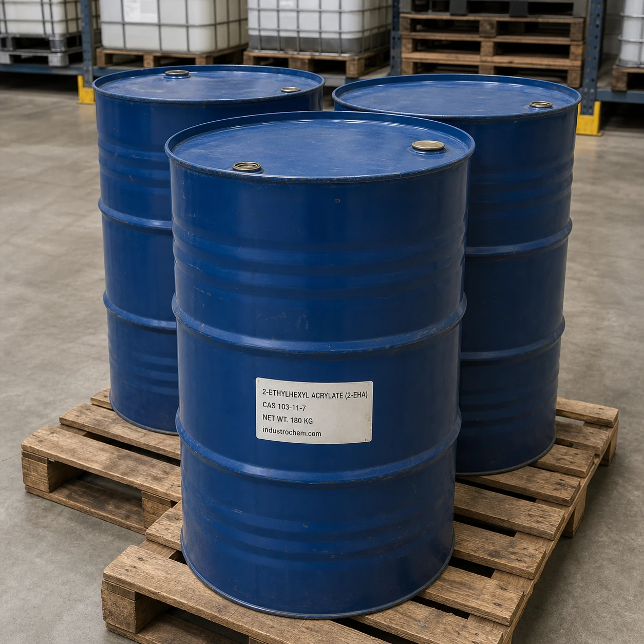 2-Ethylhexyl Acrylate 2-EHA CAS 103-11-7 in 180 kg steel drums