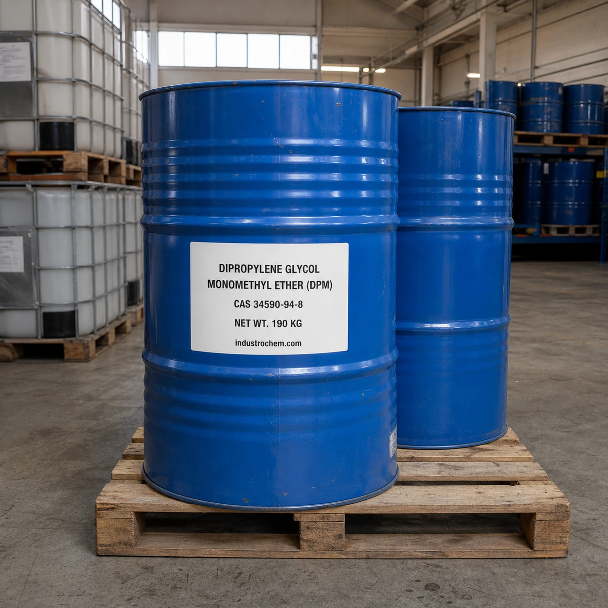 dipropylene-glycol-monomethyl-ether-dpm-cas-34590-94-8-190kg-steel-drum Dipropylene Glycol Monomethyl Ether (DPM) CAS 34590-94-8
