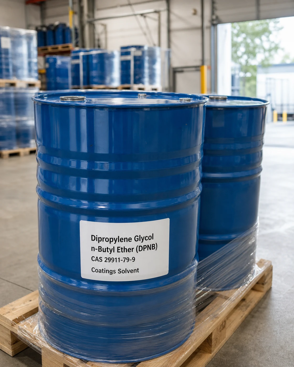 Dipropylene glycol n-butyl ether DPNB CAS 29911-79-9 coatings solvent in industrial steel drum Dipropylene glycol n-butyl ether DPNB CAS 29911-79-9 coatings solvent in industrial steel drum