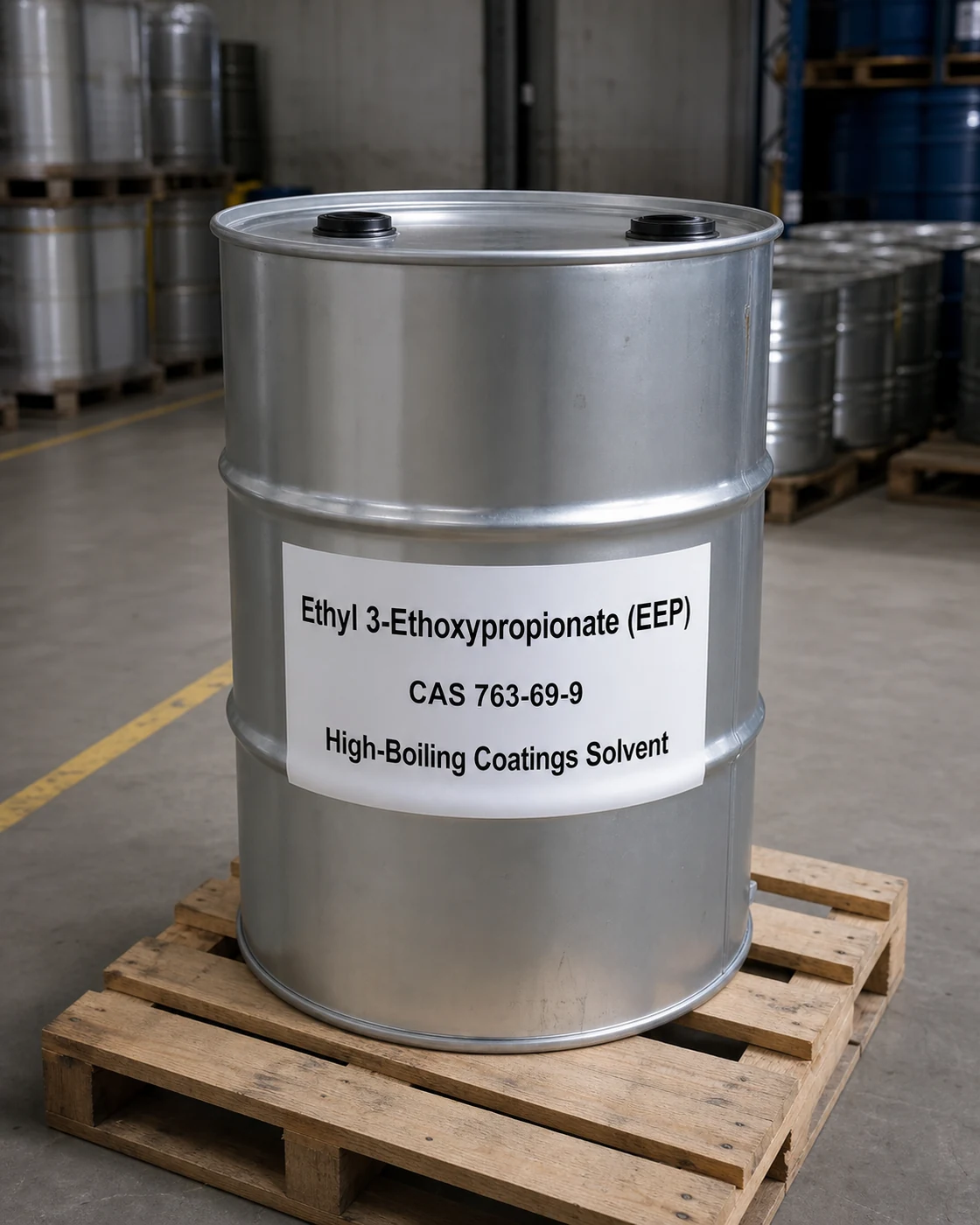 Ethyl 3-ethoxypropionate EEP CAS 763-69-9 high-boiling industrial coatings solvent in steel drum Ethyl 3-ethoxypropionate EEP CAS 763-69-9 high-boiling industrial coatings solvent in steel drum