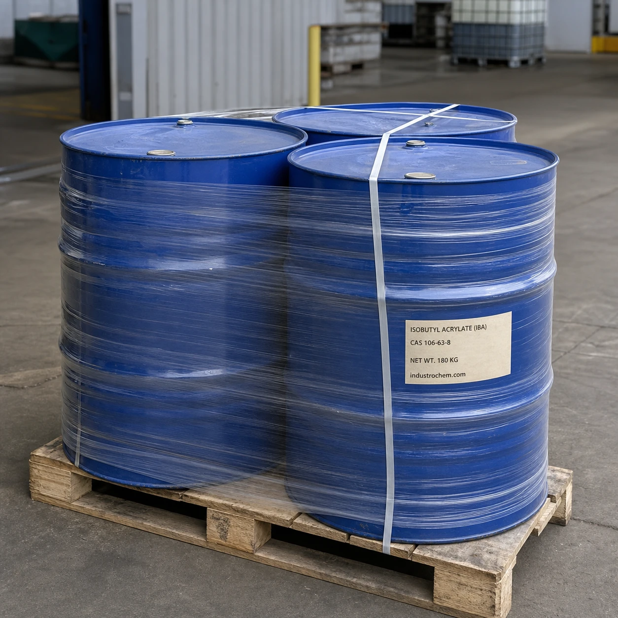 Isobutyl Acrylate IBA CAS 106-63-8 in 180 kg steel drums