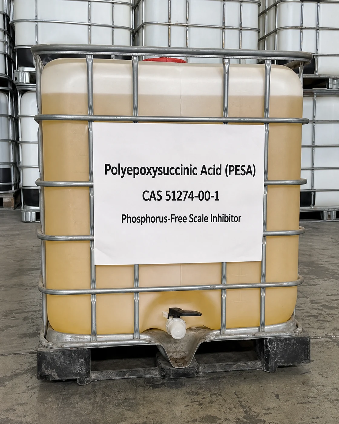 Polyepoxysuccinic acid PESA CAS 51274-00-1 industrial cooling water treatment liquid in HDPE drum Polyepoxysuccinic Acid (PESA) CAS 51274-00-1