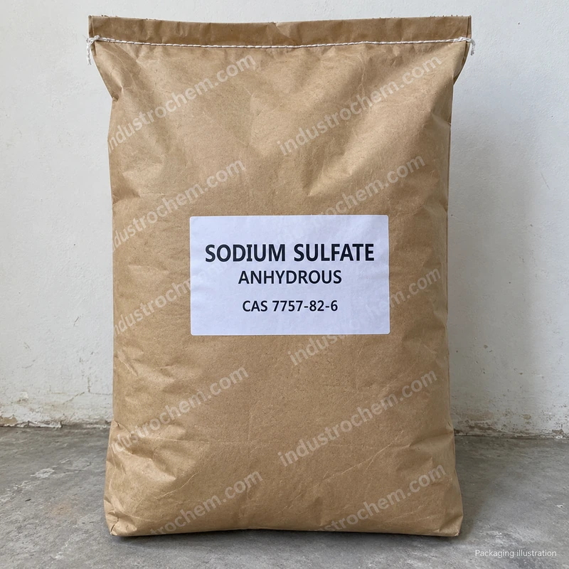 Sodium Sulfate Anhydrous CAS 7757-82-6 — front packaging view Sodium Sulfate Anhydrous CAS 7757-82-6
