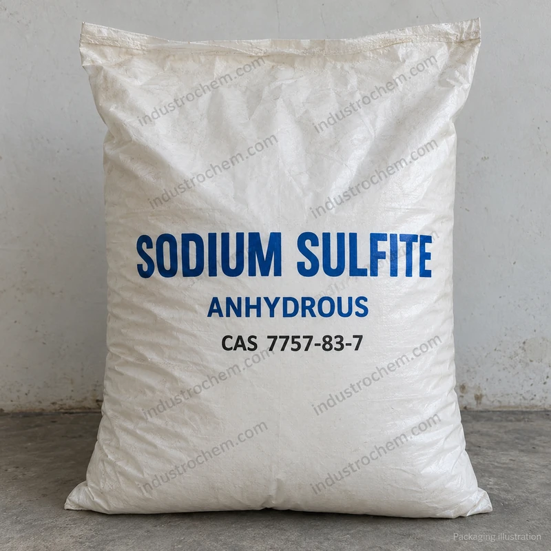 Sodium Sulfite Anhydrous CAS 7757-83-7 — front packaging view Sodium Sulfite Anhydrous CAS 7757-83-7